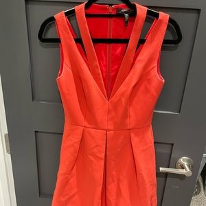BCBG orange dress